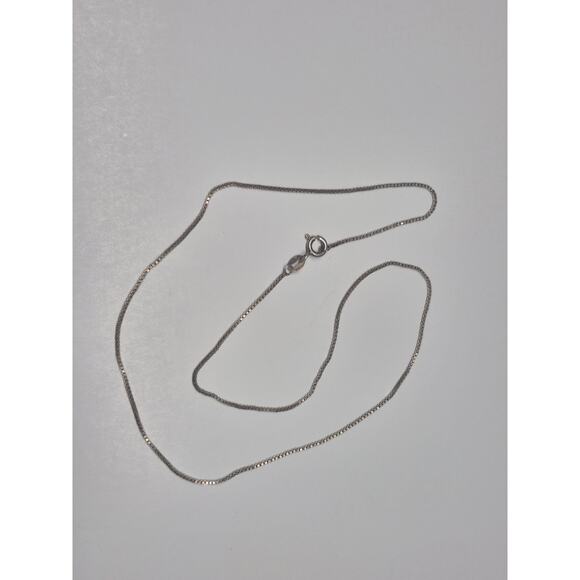 Sterling Silver Italy 925 Chain 16" Length - Picture 1 of 3